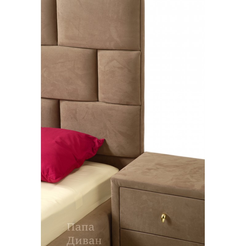 Кровать с подъёмным механизмом полуторная 140x200 "Lorano" мягкая