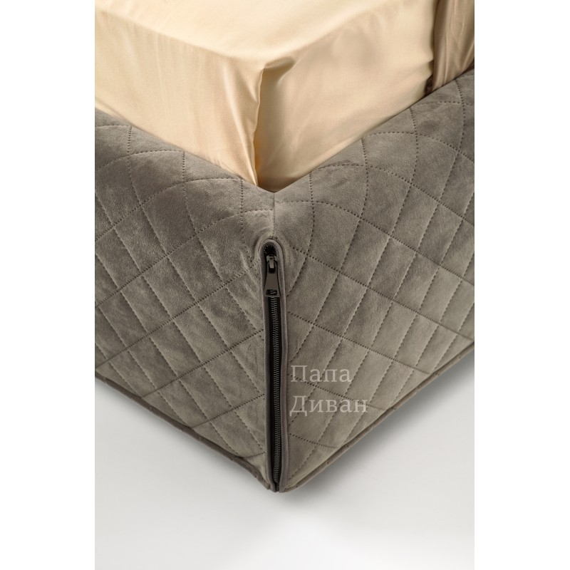 Кровать с подъёмным механизмом двуспальная 160x200 "Versano" мягкая