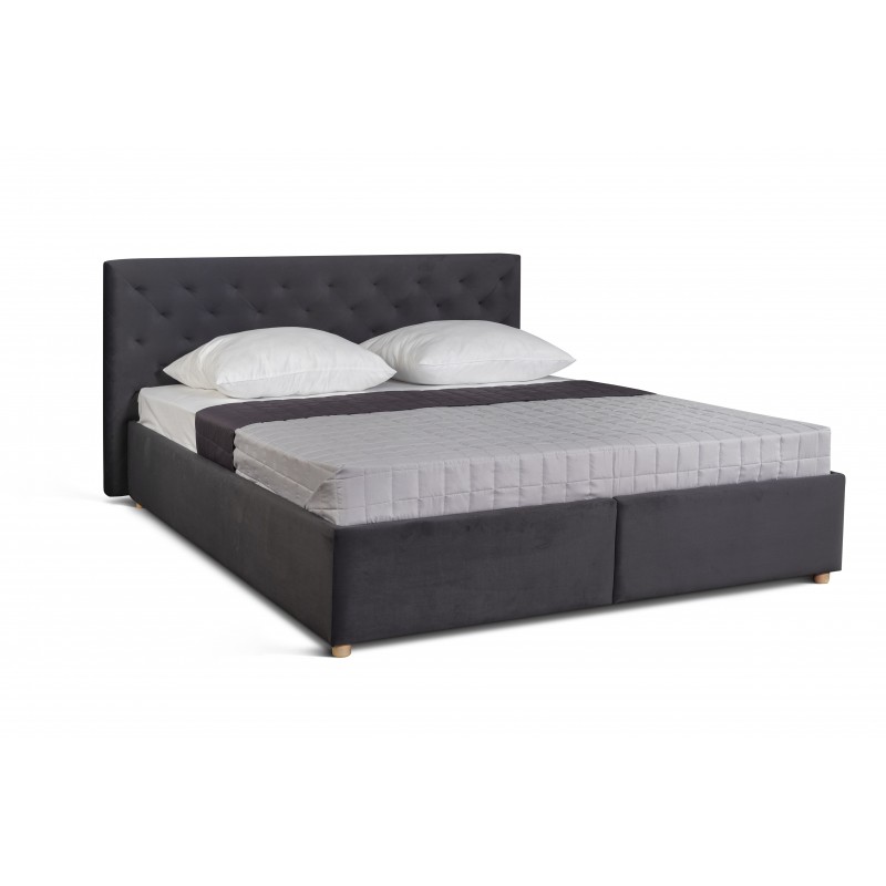 Кровать с подъёмным механизмом полуторная 120x200 "Pradotto Rombo" мягкая
