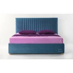 Кровать с подъёмным механизмом двуспальная 160x200 "Konkordi" мягкая