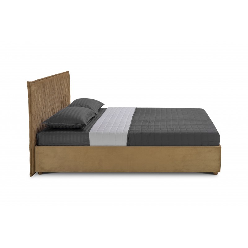 Кровать с подъёмным механизмом двуспальная 160x200 "Rombozzi" мягкая