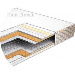 Двуспальный ортопедический матрас 160x200 "ЭТАЛОН COCOS" 