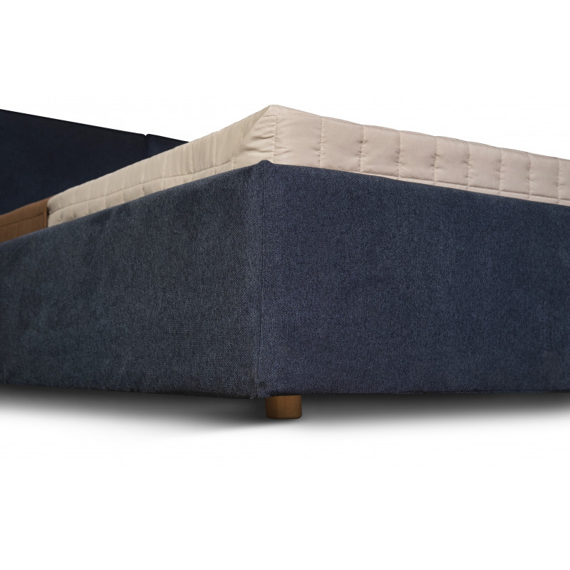 Кровать с подъёмным механизмом полуторная 120x200 "Ballyno" мягкая
