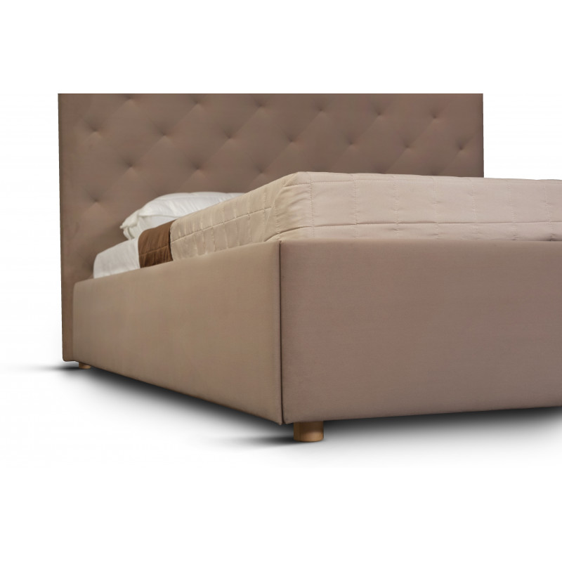 Кровать с подъёмным механизмом полуторная 140x200 "Ferreno" мягкая