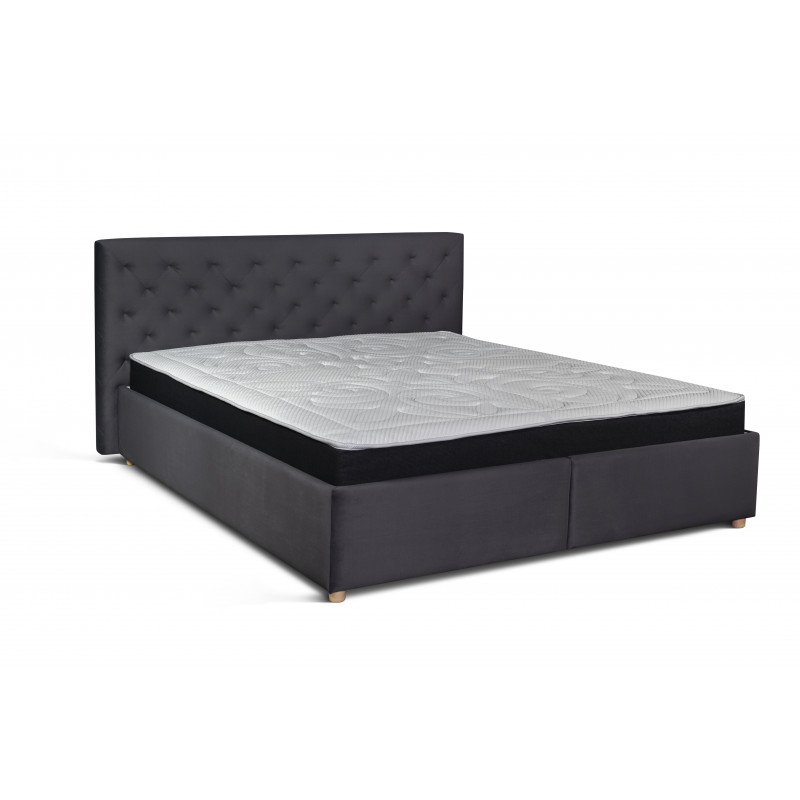 Кровать с подъёмным механизмом полуторная 120x200 "Pradotto Rombo" мягкая