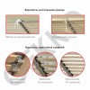 Кровать с подъёмным механизмом полуторная 120x200 "Zegnino" мягкая