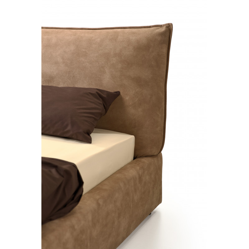 Кровать с подъёмным механизмом полуторная 140x200 "Zegnino" мягкая
