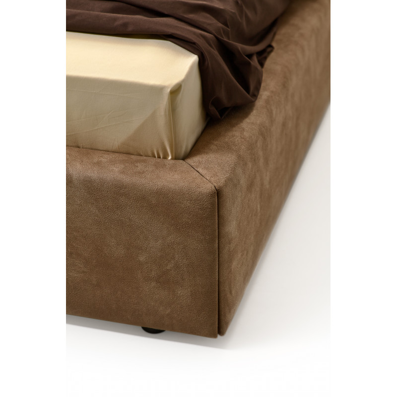 Кровать с подъёмным механизмом полуторная 140x200 "Zegnino" мягкая
