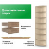 Шкаф-купе "Standart", прямой, размером 240х60х100см, с перекладиной