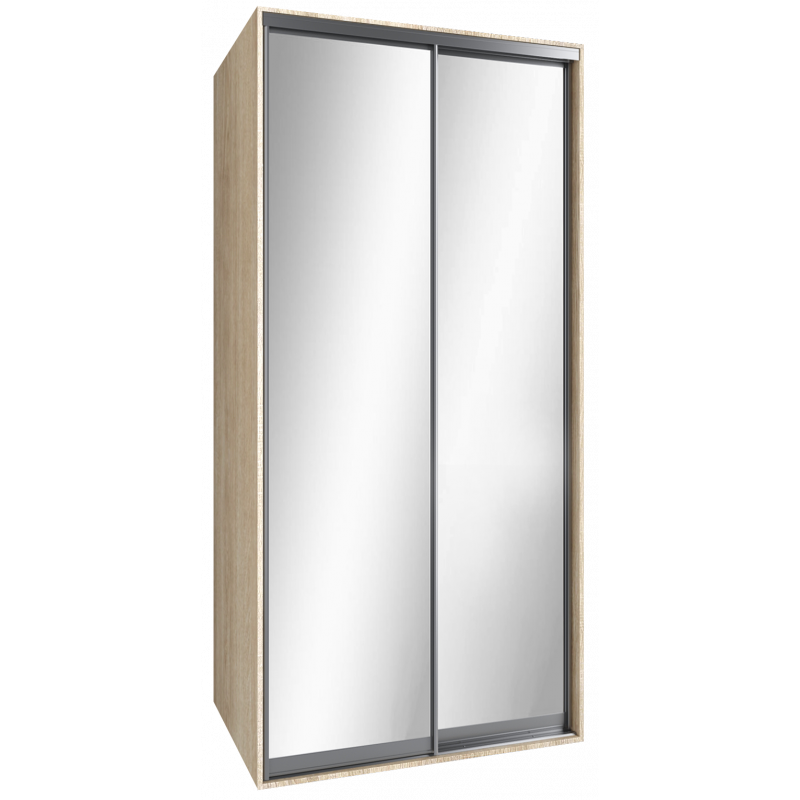Шкаф-купе "Lux", прямой, размером 240х60х100см, с перекладинами