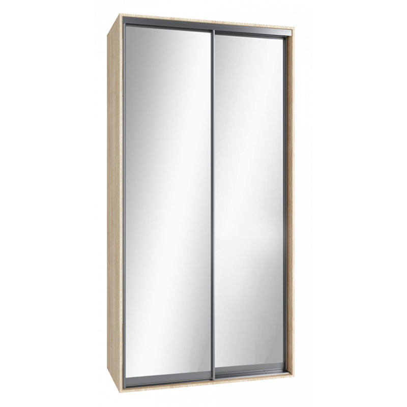 Шкаф-купе "Standart", прямой, размером 240х60х120см, с перекладиной