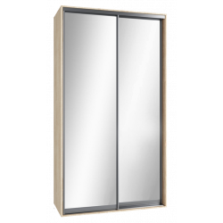 Шкаф-купе "Standart", прямой, размером 240х60х130см, с перекладиной