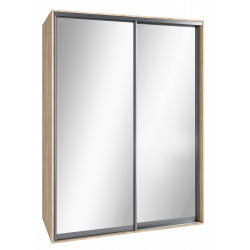 Шкаф-купе "Standart", прямой, размером 210х60х150см, с перекладиной