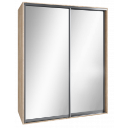 Шкаф-купе "Standart", прямой, размером 210х60х160см, с перекладиной