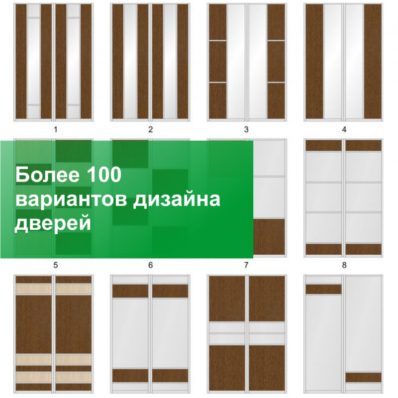 Шкаф-купе "KOMFORT", прямой, размером 180х45х240см